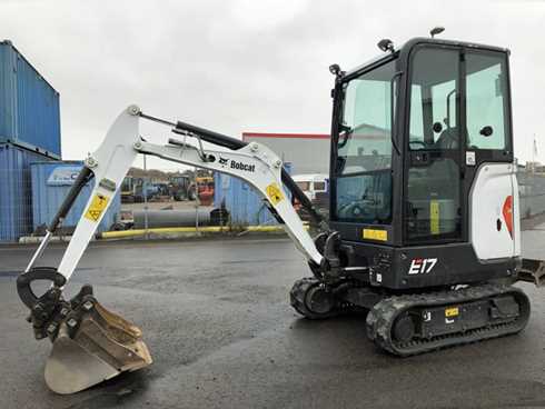 Bandburen minigrävare BOBCAT E17 stulen i Höganäs